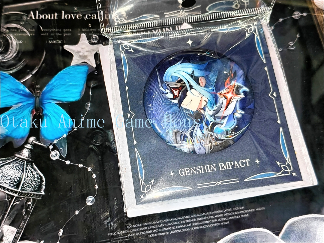 Supply Event - 本物の在庫あり原神インパクト イルドットーレ ザ・ドクター アニメ ダブルフラッシュバッジ ブローチ