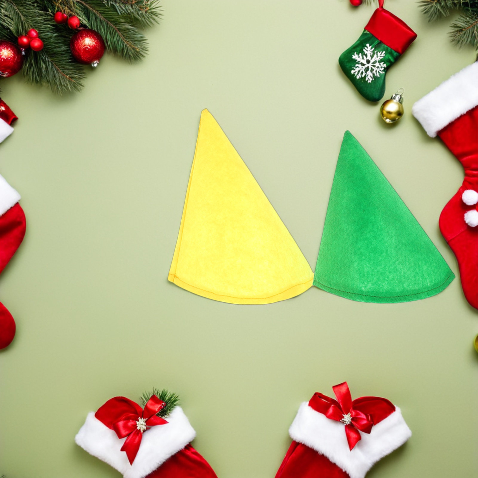 フェルト製のコーン型帽子6個セット。カラフルなパーティーハッ - Party Hat Cone のレビューと価格