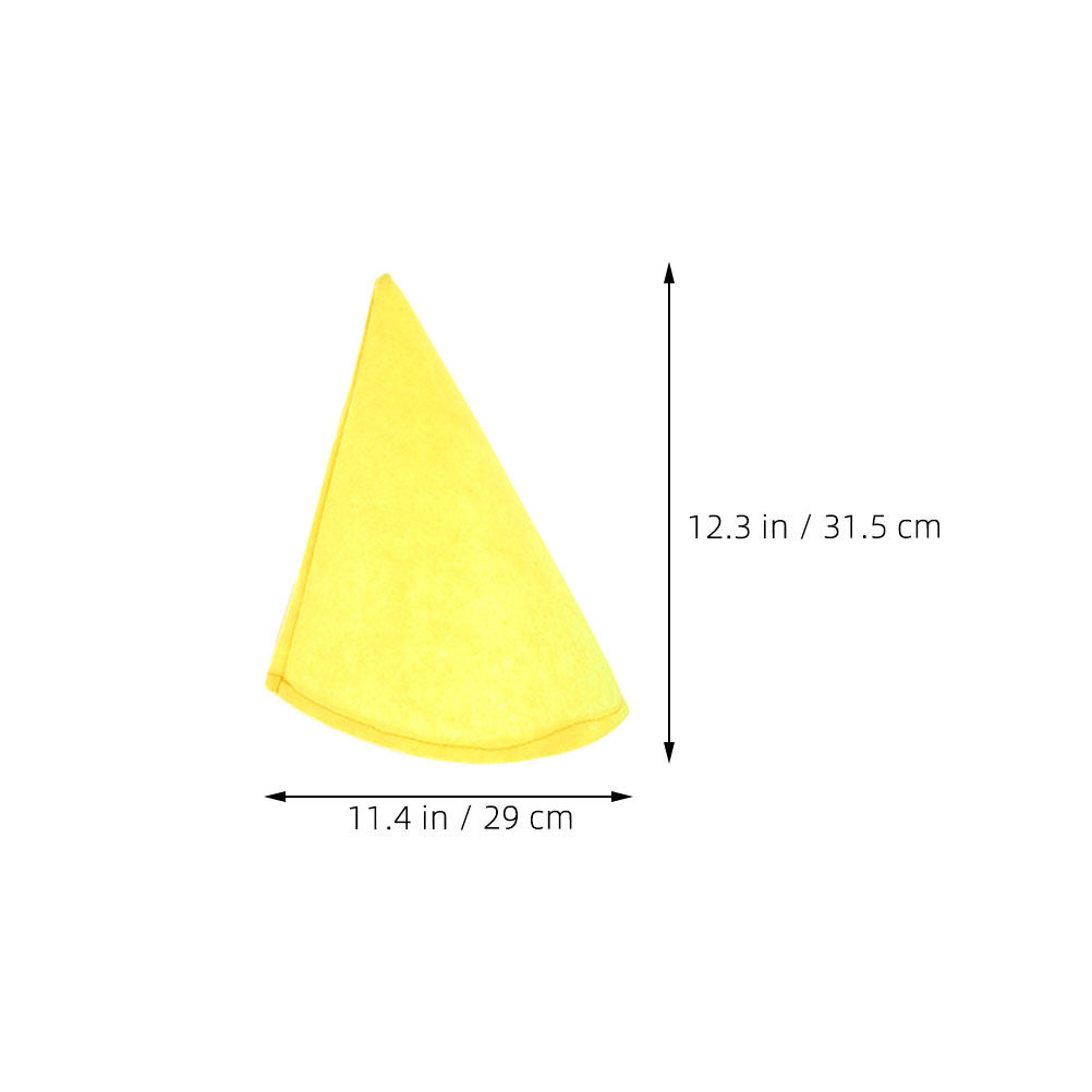 フェルト製のコーン型帽子6個セット。カラフルなパーティーハッ - Party Hat Cone のレビューと価格