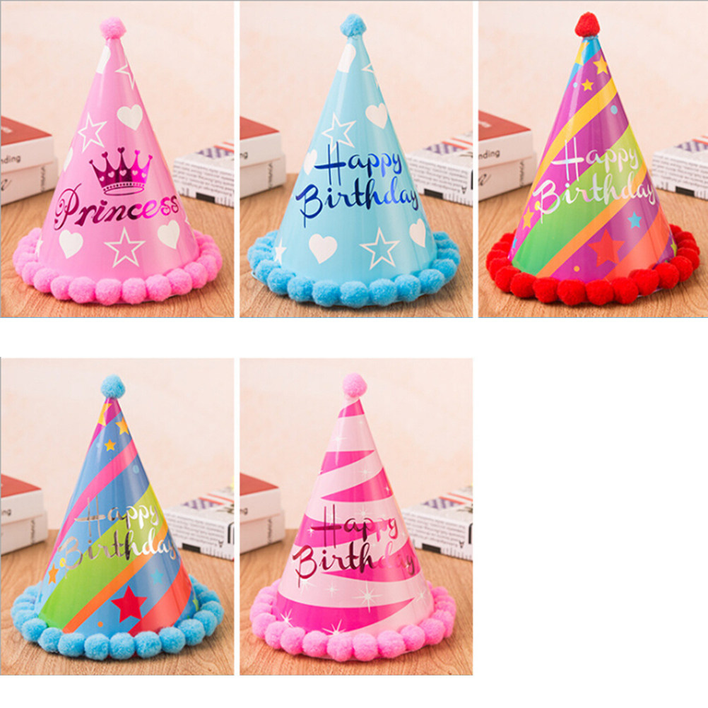 12個入り、誕生日パーティー用の円錐形帽子。ケーキをテーマに - Party Hat Cone のレビューと価格