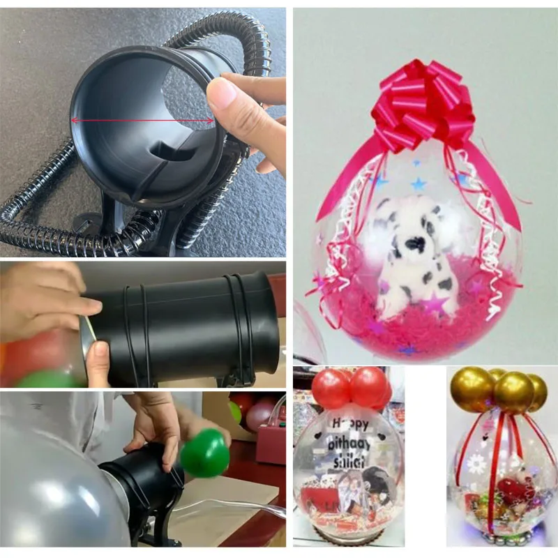 出生前または誕生日パーティーのためのバルーンプラスチックマシ - Balloon Pump Hand のレビューと価格
