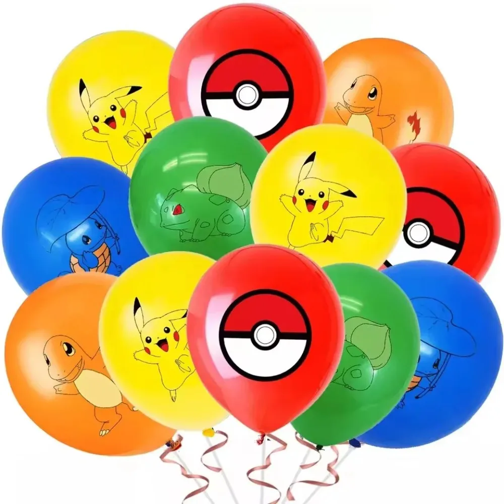 10個入り ポケモン柄 ラテックスバルーン かわいい漫画のデ - Event Party のレビューと価格
