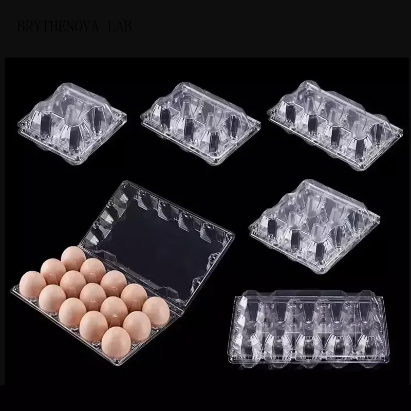 20 個使い捨てプラスチック卵箱透明厚い耐落下圧卵トレイ中型 - Event Party Box のレビューと価格