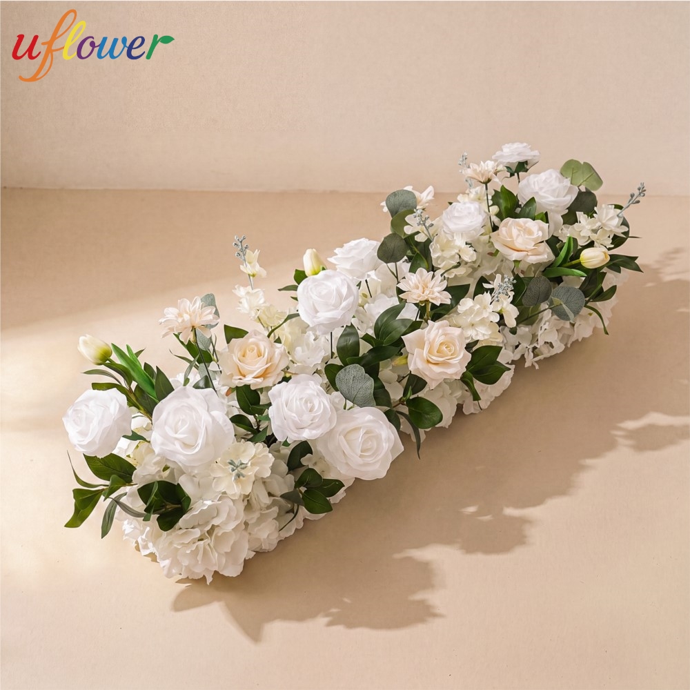 Uflower ローズグリーナーフラワーロウ ロングランナー - Flower Wall Panel のレビューと価格