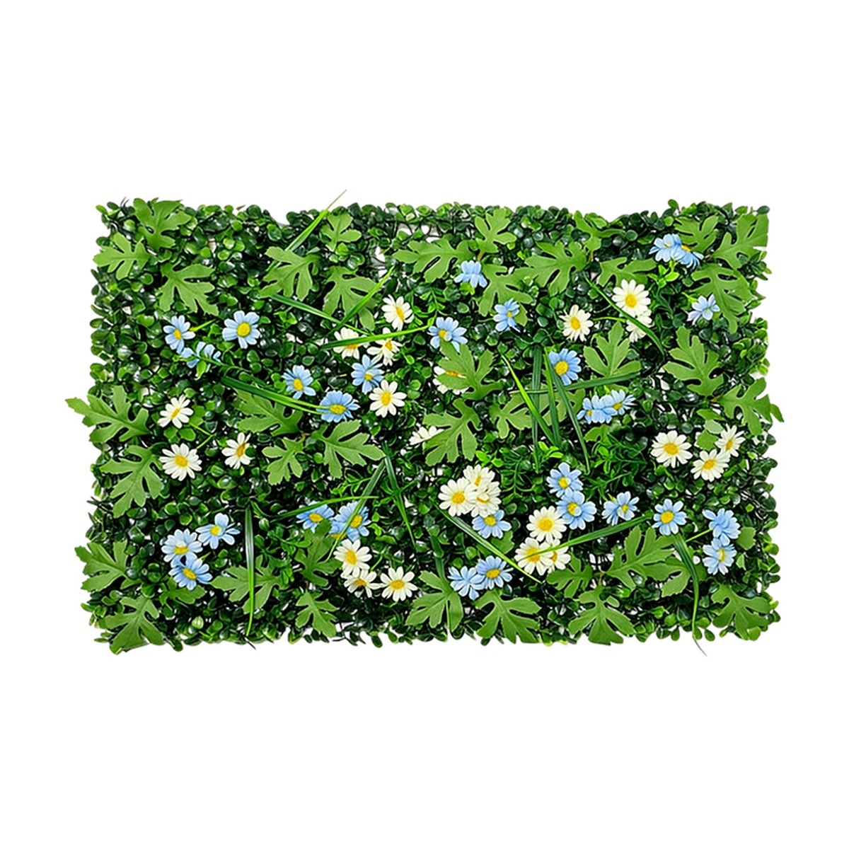 造花壁パネル 40x60cm 人工ひまわり、バラ、デイジーの - Flower Wall Panel のレビューと価格